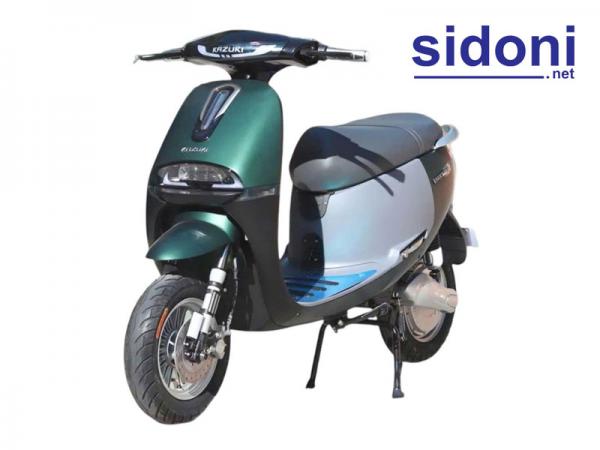 Xe máy điện KAZUKI GO2 xanh quân đội