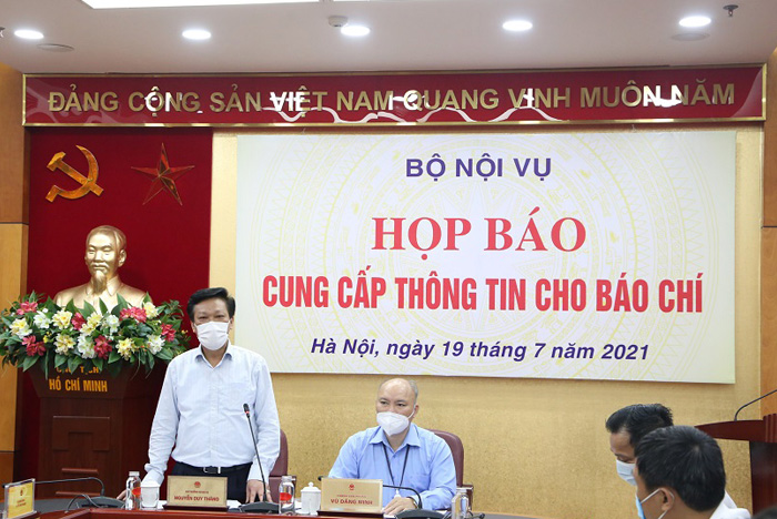 Bộ Nội vụ thông tin chính thức về việc sáp nhập tỉnh