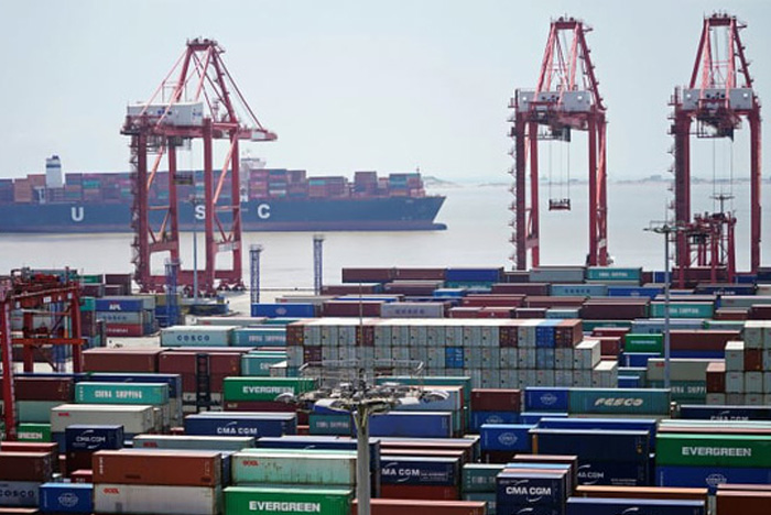 Cước vận tải biển giữa Mỹ và Trung Quốc đạt mức cao kỷ lục