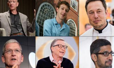 10 người giàu nhất hành tinh 2021 đa số đều thuộc lĩnh vực công nghệ