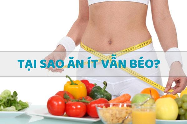 Ăn ít mà vẫn béo: Nguyên nhân và cách khắc phục