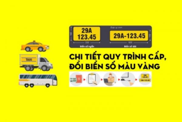 Biển số xe màu vàng là gì? Địa điểm và thủ tục đổi biển xe màu vàng ra sao?