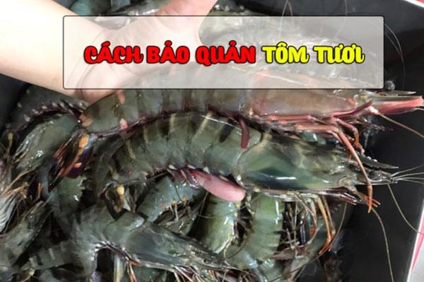 Cách bảo quản tôm ngày Tết tươi ngon chỉ với 3 bước đơn giản
