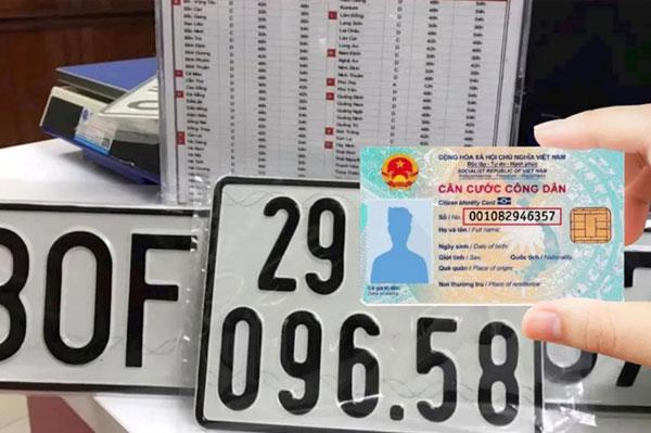 Cập nhật lệ phí cấp mới và cấp đổi biển số xe định danh mới nhất