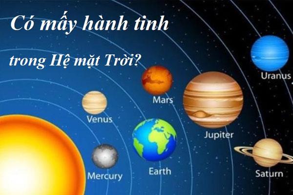 Hệ mặt trời có bao nhiêu hành tinh? Danh sách các hành tinh trong hệ mặt trời