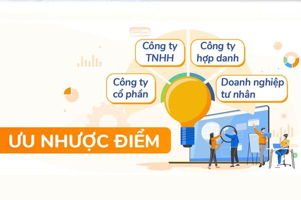 Hiện nay có những loại hình thành doanh nghiệp nào? Ưu nhược điểm của từng loại hình doanh nghiệp