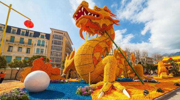 Khám phá lễ hội chanh rực rỡ sắc vàng tại Pháp