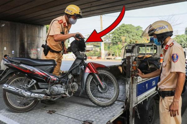 Lỗi vi phạm giao thông bị thu xe máy - 4 trường hợp bạn cần biết!