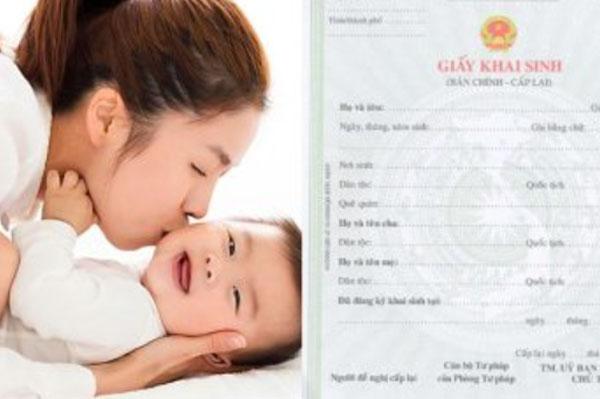 Mẹ đơn thân làm giấy khai sinh cho con theo đúng quy định