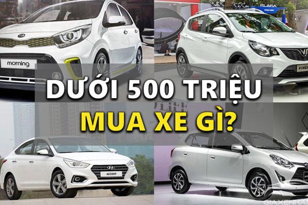 Mua ô tô mới dưới 500 triệu: Lựa chọn nào phù hợp?