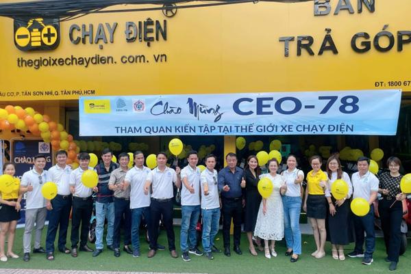 Nhiệt liệt hoan nghênh lớp CEO - 78 tham quan kiến tập tại Thế Giới Xe Chạy Điện