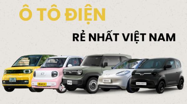 Ô Tô điện giá rẻ: Nhiều lựa chọn mới cho người dùng Việt