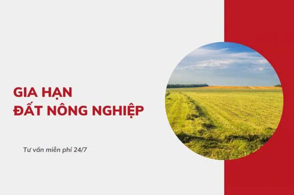 Quy định về thủ tục hồ sơ gia hạn quyền sử dụng đất nông nghiệp