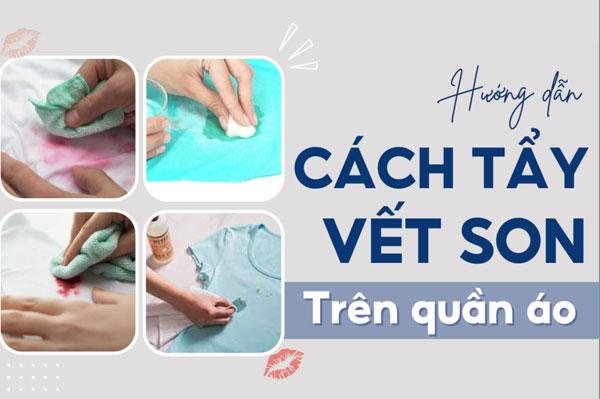 Tẩy sạch sơn trên quần áo chỉ với vài nguyên liệu đơn giản