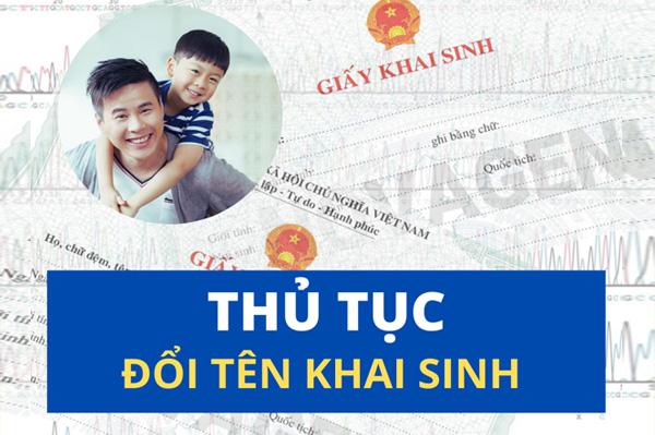 Thay đổi họ, tên ở giấy khai sinh cần những thủ tục gì?