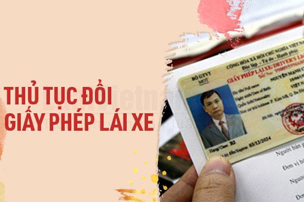 Thủ tục đổi giấy phép lái xe của người dân TP.HCM tại nhà