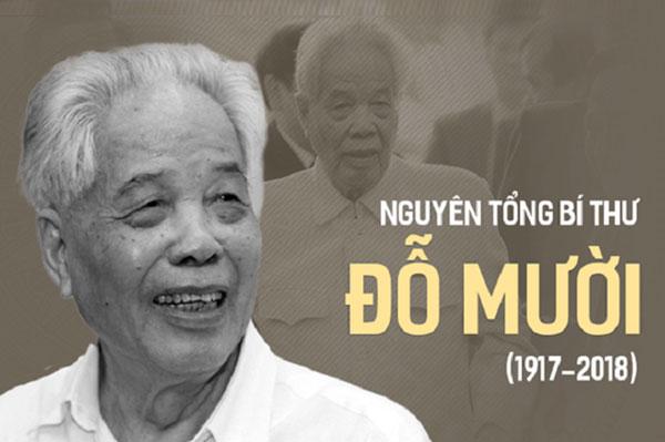 Tiểu sử Đỗ Mười: Nguyên Tổng bí thư của ĐCS Việt Nam