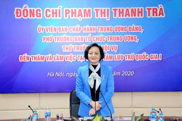 Tiểu sử Phạm Thị Thanh Trà: Bộ trưởng bộ nội vụ