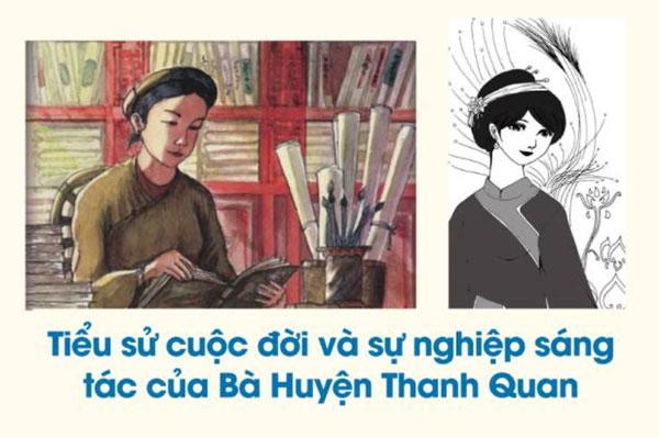Tìm hiểu về tiểu sử cuộc đời và sự nghiệp sáng tác của Bà Huyện Thanh Quan