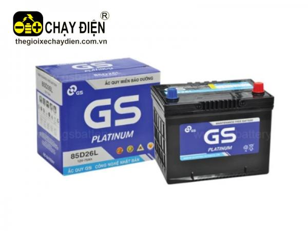 ẮC QUY GS 85D26L MF (12V-75AH)