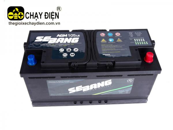 ẮC QUY SEBANG AGM 105 L6 (12V-105AH)