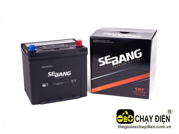 ẮC QUY SEBANG SMF 75D23L (12V-65AH)