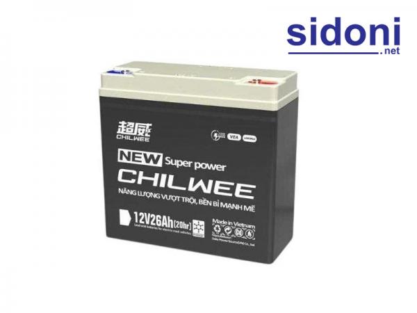 Ắc quy xe điện Chilwee 12V 26Ah