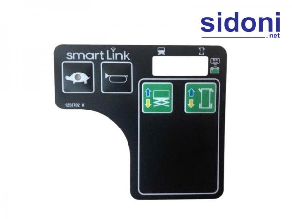 Đề can mặt hộp điều khiển xe năng người Genie Gen6