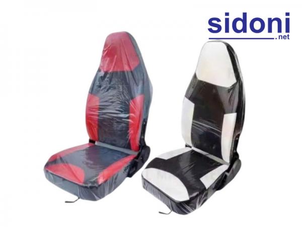 Ghế xe điện có tựa lưng, bản lề ngả 180 độ, có ray trượt