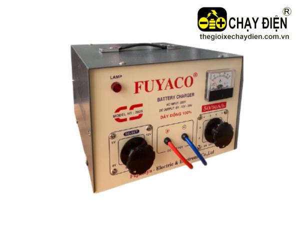 MÁY SẠC ẮC QUY FUYACO 30A DÂY ĐỒNG 100%