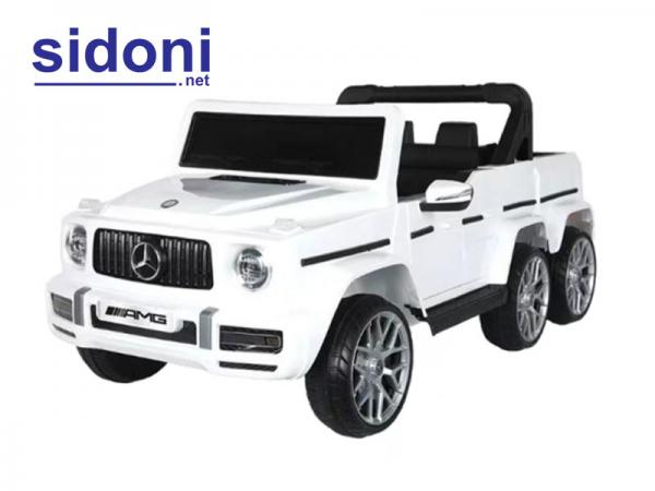 Ô tô điện trẻ em V8 trắng