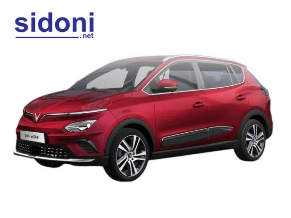 Ô tô điện Vinfast VF e34 đỏ