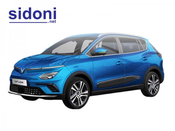 Ô tô điện Vinfast VF e34 xanh dương