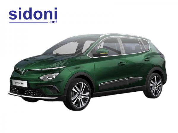 Ô tô điện Vinfast VF e34 xanh rêu