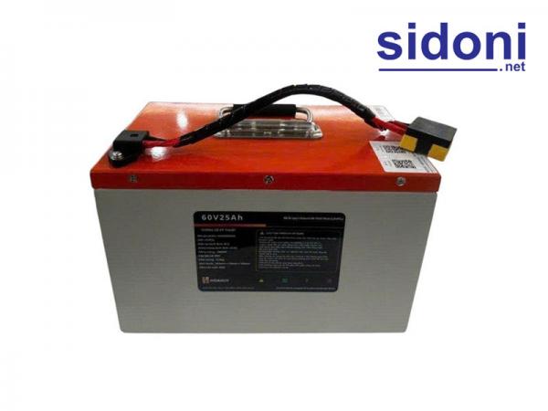 Pin Lithium Xe điện 60V 25Ah LiFePO4 HHXM6025A2