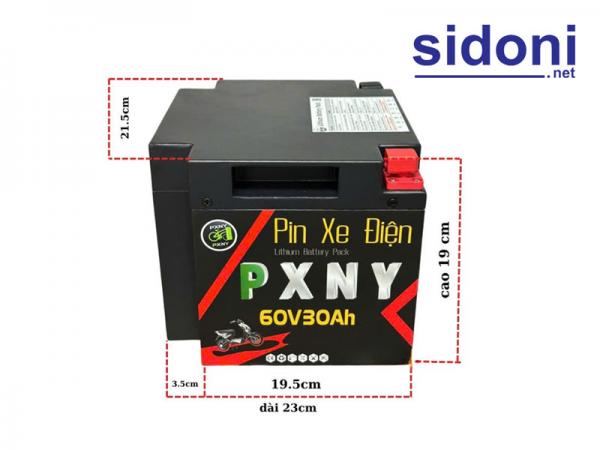 Pinlithium xe máy điện PXNY 60V 30Ah cao