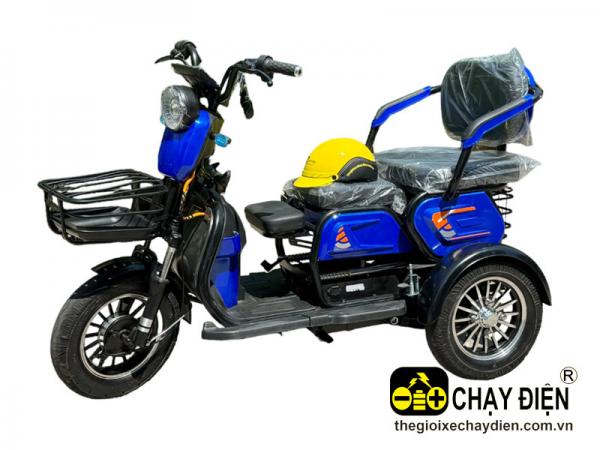 XE 3 BÁNH ĐA NĂNG 3 GHẾ XANH ĐEN