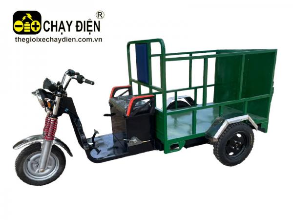 XE 3 BÁNH ĐIỆN CHỞ HÀNG SMART E500 THÙNG THẤP