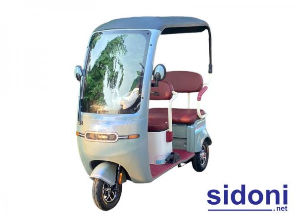 Xe 3 bánh Santong 2 chỗ ngồi mái che