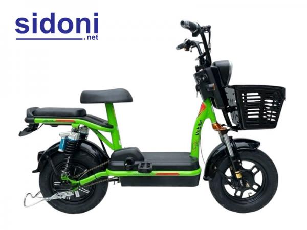 Xe đạp điện Vnbike A9 xanh lá