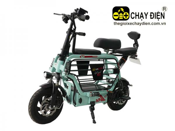 XE ĐẠP ĐIỆN VNBIKE HOTGIRL G1 XANH NGỌC