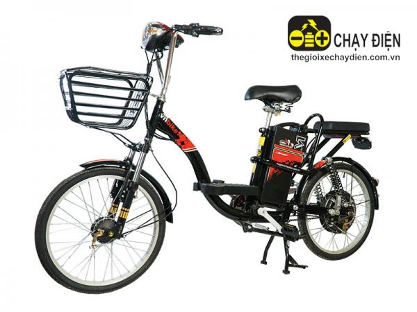 XE ĐẠP ĐIỆN VNBIKE V1 22INCH PLUS KHUNG ĐEN TEM ĐỎ