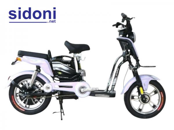 Xe đạp điện Vnbike X2 16inch ánh tím