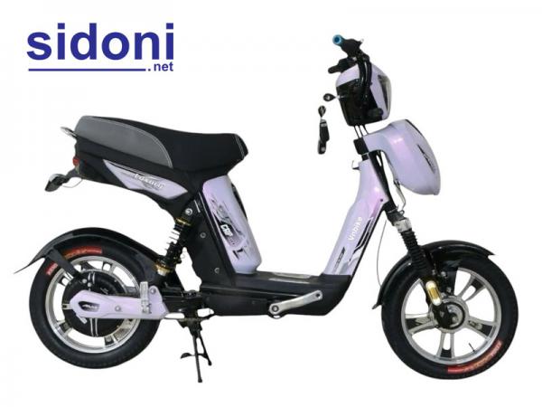 Xe đạp điện Vnbike X8 ánh tím