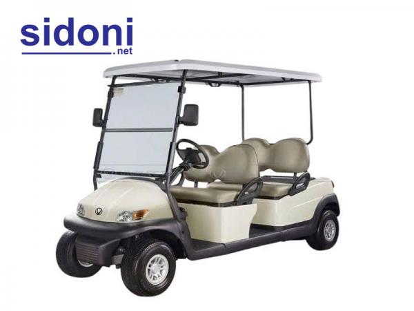 Xe điện 4 chỗ VNECAR A1S4 trắng sữa