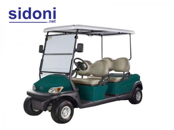 Xe điện 4 chỗ VNECAR A1S4 xanh quân đội