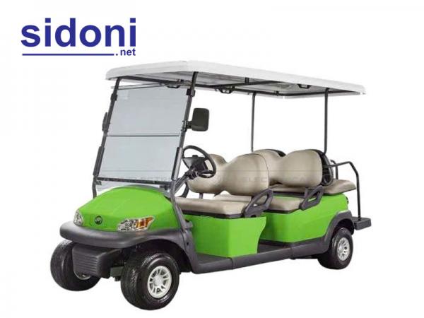 Xe điện 6 chỗ VNECAR A1S4+2 xanh lá