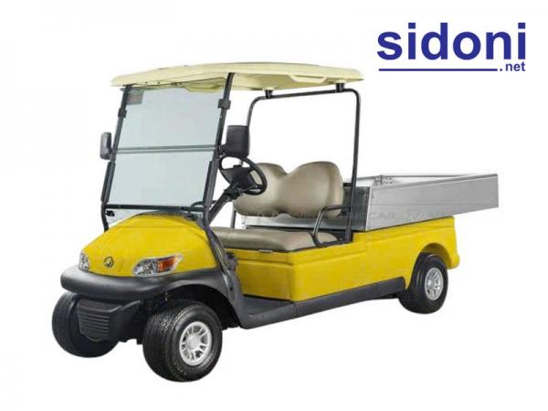 Xe điện chở hàng VNECAR A1S4+2H, 2 chỗ, thùng hở 500kg vàng