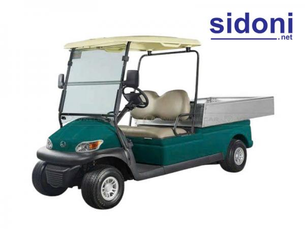 Xe điện chở hàng VNECAR A1S4+2H, 2 chỗ, thùng hở 500kg xanh quân đội