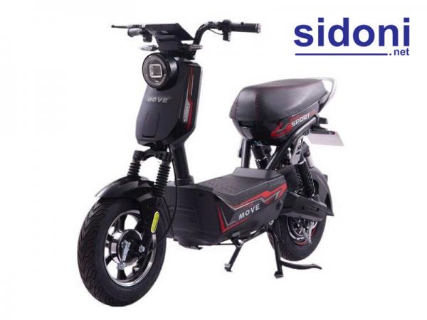Xe điện Move Sport Purple đen